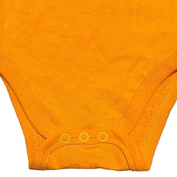 10 Threads Halloween Orange Jack-o-Lantern One Piece Shirt / Top Size 0-3 Months - Picture 3 of 7